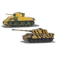 Corgi WT91302 World of Tanks Sherman vs King Tiger