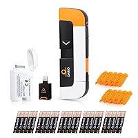 Dario Smart Glucose Monitor Kit | Test Blood Sugar Levels & Manage Diabetes, Testing Kit Includes: Glucometer with 25 Strips, 10 Sterile lancets (iPhone Lightning - NOT Compatible with iPhone 15)