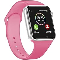 Bluetooth Smart Watch A1 Bluetooth GSM SIM Phone Smart Watch for Android Smart Phones (Pink)