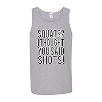 Squats Tank Tops Funny Workout Gym Unisex Tanktop
