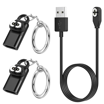 3.3ft Charging Cable Replacement for AfterShokz Aeropex AS800 & OpenComm & OpenRun/OpenRun Pro, Magnetic Fast Charger Cord for AfterShokz Aeropex Bone Conduction Headphones with 2 Pack Type-C Adapter