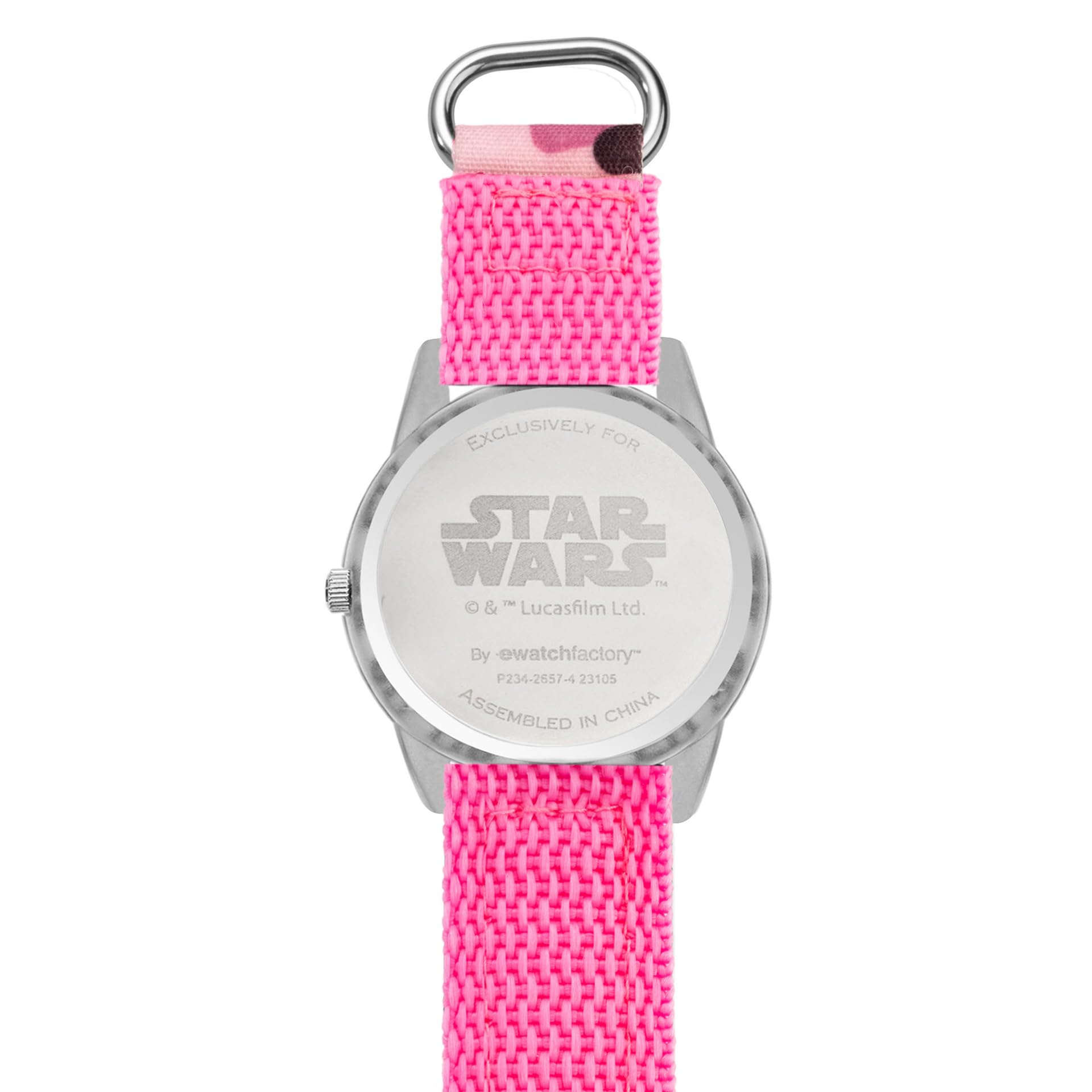 STAR WARS Kids' Plastic Time Teacher Watch, Analog Quartz Nylon Strap Watch
