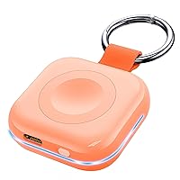HUOTO Power Bank for Apple Watch 8,1200mAh Battery Pack Magnetic iWatch Charger Portable Travel Quick Wireless Charging with Built in Cable for Apple Watch 9/Ultra2/8/Ultra/7/6/Se/5/4/3/2/1