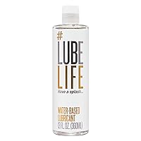 Water-Based Personal Lubricant, Lube for Men, Women and Couples, Non-Staining, 12 Fl Oz