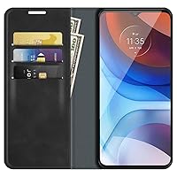 Motorola ThinkPhone Case Wallet, PU Leather Magnetic Full Body Shockproof Card Holder Stand Folio Flip Protective Cover for Motorola Moto ThinkPhone 5G Phone Case (Black)