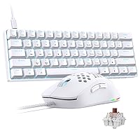TMKB 60% Percent Keyboard Mouse Combo - Brown Switch