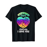 I See Your True Colors, Puzzle World Autism Awareness Month T-Shirt