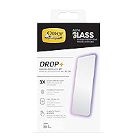 OtterBox ALPHA GLASS SERIES ANTIMICROBIAL Screen Protector for iPhone 14, iPhone 13 & iPhone 13 Pro
