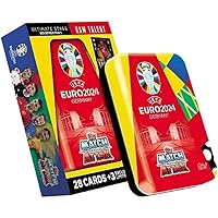 Topps Official Euro 2024 Match Attax - Booster Tin - Contains 28 Euro 2024 Match Attax Cards Plus 3 Exclusive Limited Edition Cards!