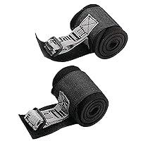 THERABAND Extremity Straps with Cuff Wraps Pair, Accessories for Elastic Resistance Workout Bands & Tubes, Exercise Equipment for Home Gym Workout, Upper & Lower Body Exercise, Better Grip, Arthritis
