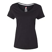 Hanes womens X-Temp V-Neck T-Shirt