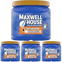 Maxwell House Master Blend Light Roast Ground Coffee (26.8 oz Canister) (Pack of 4)