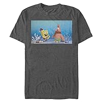 Nickelodeon Big & Tall Spongebob Squarepants Christmas Buds Men's Tops Short Sleeve Tee Shirt