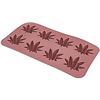 TYH Supplies Silicone Marijuana Leaf Chocolate Mold | 2 Pack - 16 Cavity | Marijuana Candy Mold Trays For Cupcake, Toppers,Gummies, And Ice Cubes