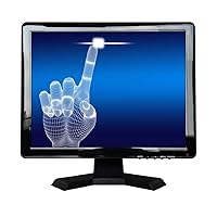 17'' inch Display 1280x1024 VESA 75x75mm Wall-Mounted Resistive Touch Screen PC Monitor for POS Industrial Medical Equipment with Built-in Speaker AV BNC VGA HDMI-in USB Ports W170PT-59R