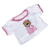 It's A Girl T-Shirt Teddy Bear Clothes Fits Most 8
