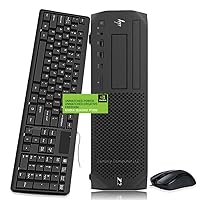 HP Z2 G4 SFF Workstation Desktop Computer, Intel Xeon E-2104G 3.2GHz, 32GB DDR4 RAM, 512GB SSD - 1TB, Nvidia Quadro P1000, WiFi, 4K Support, DVD-RW, Win 10 Pro (Renewed)