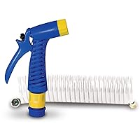 Seasense 1/2-Inch x 15-Foot Coiled Hose with Nozzle