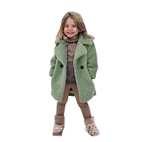 Baby Coats ,Kid Baby Girl Cloak Jacket Clothes Winter Button Knitted Sweater Cardigan Warm Thick Coat