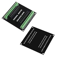 2PCS ESP32 Breakout Board 30Pin GPIO 1 into 2 Compatible with 30 Pins ESP32S ESP32 Development Board 2.4 GHz Dual Core WLAN WiFi + Bluetooth 2-in-1 Microcontroller ESP-WROOM-32 Chip