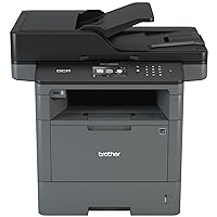 Brother Monochrome Laser Printer, Multifunction Printer and Copier, DCP-L5600DN, Flexible Network Connectivity, Duplex Printing, Mobile Printing, Replenishment Ready, Black, 19.1