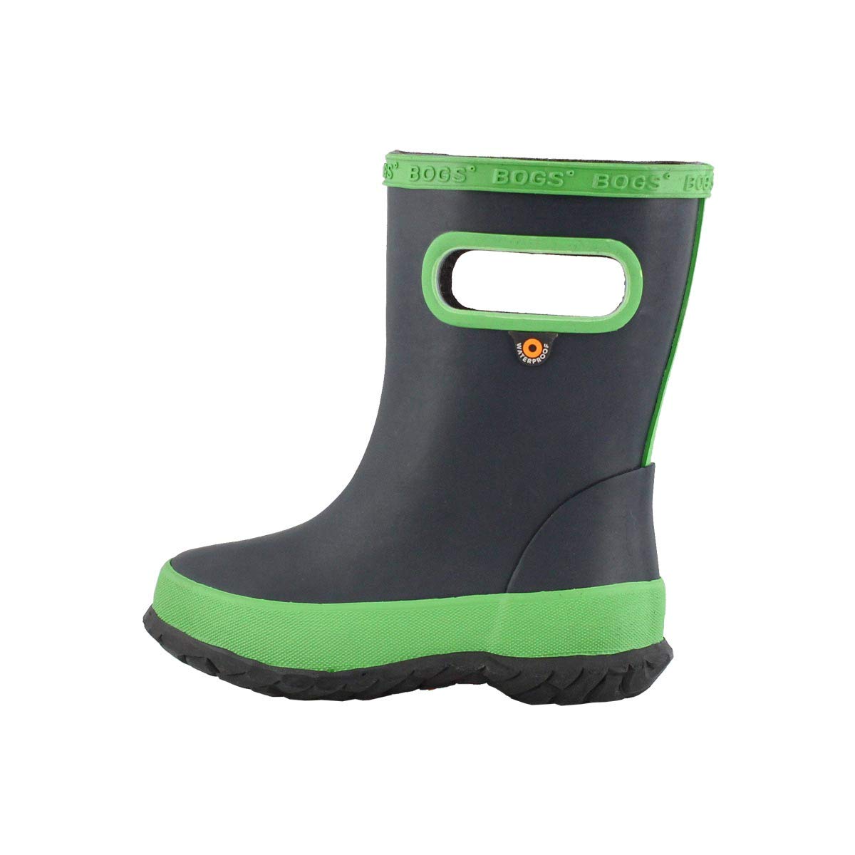 BOGS Kid's Skipper Waterproof Rubber Boys and Girls Rain Boot