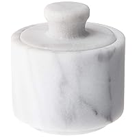 Marble Salt Cellar, White 3