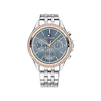 Tommy Hilfiger Womens Multi Dial Quartz Watch with Stainless Steel Strap 1781976, Bracelet Type