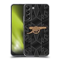 Head Case Designs Officially Licensed Arsenal FC Away 2022/23 Crest Kit Soft Gel Case Compatible with Samsung Galaxy S22+ 5G