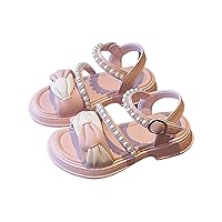 Unisex Kids Summer Sandals Crystals Fancy Dress Shoes Comfort Bright Diamond Shoes for Little Girls Kids Shoes Glitter Shoes