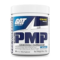 PMP (Peak Muscle Performance), Pre-Workout, 30 Servings (Blue Raspberry (Stim-Free))