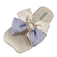 Girls Glamour Sandals Children Slippers Fashionable And Versatile Exaggerated Butterfly Sweet Soft House Slippers Size 4