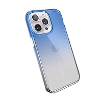 Speck MagSafe Case for iPhone 13 Pro - Drop & Camera Protection, Clear Phone Case, Wireless Charging Compatible - Kyanite Blue/Clear