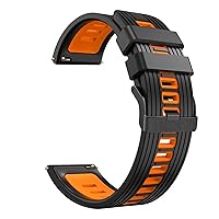 COOVS Silicone Band Strap for Huawei Watch GT3 GT Runner 46mm Original Watchband 22mm Universal Replacement Bracelet (Color : Style B, Size : 22mm Universal)