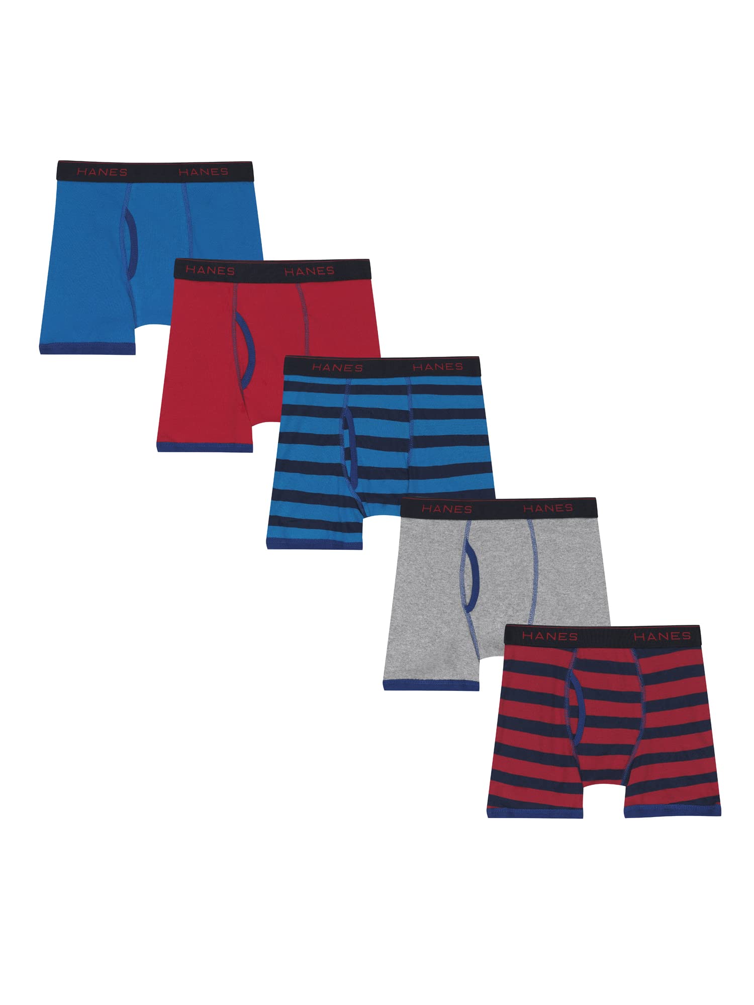 Hanes Boys' Comfort Flex Fit Sport Ringer Boxer Briefs, Multiple Packs Available