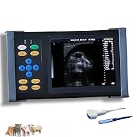 Portable Veterinary Ultrasound Machine SUNBESTA A20 Portable Veterinary Handheld B-Ultra Sound with 3.5MHz Probe for pregnancy Cow, Pigs, Sheep, Dog, Cat, Cattle, Horses (Convex & Linear Rectal Probe)