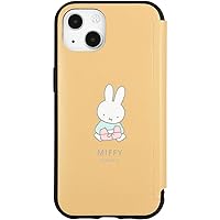 グルマンディーズ Gourmandise MF-213BE IIIIfit Flip Case Compatible with iPhone 13 (6.1 inch), Beige