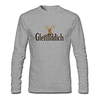 Men's Tasting Glenfiddich Beer Long Sleeve T Shirt Grey