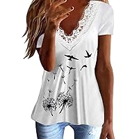 Long Sleeve Workout Shirts for Women Without Thumb Holes Womens Summer Casual Tops V Neck Printed T Shirts Cas