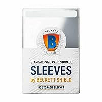 Arcane Tinmen Beckett Shield: Storage Sleeves Standard 50 CT – Compatible with Pokemon, Yugioh, & Magic The Gathering Card Sleeves (AT-90201)