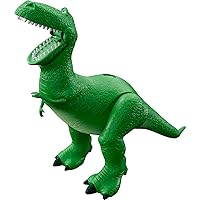 Mattel Disney Pixar Toy Story Toys, Moving & Talking Rex Dinosaur Figure, Roarin’ Laughs, 10.8 Inches Tall with 40 Phrases and Mouth & Arm Motion, Kids Gift
