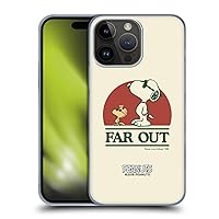 Head Case Designs Officially Licensed Peanuts Snoopy Woodstock Far Out Woodstock 50th Hard Back Case Compatible with Apple iPhone 15 Pro Max
