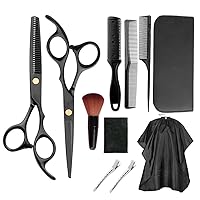 Hair Cutting Scissors Set, Barber Scissors,Professional Stainless Barber Salon Home Shear Kit for Men and Women Pet,Lightweight and Sharp