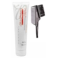 SIeekshop Comb + CRANBERRY RED, 𝐒𝐞basti𝐚n C𝐞𝐥𝐥o𝐩han𝐞𝐬 Color Revitalizer, Deposit Only, Hair Color Conditioning (w/SIeekshop 3-in-1 Premium Comb/Brush) 070923 Cream Haircolor Crème -