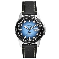 Fossil Blue Watch for Men, Quartz Movement with Stainless Steel or Leather Strap