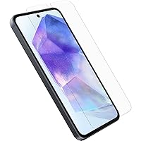OtterBox Glass Screen Protector for Samsung Galaxy A55 5G, Tempered Glass, Scratch Protection, Drop Defense for Shatter Protection - Non-Retail Packaging