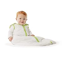 baby deedee Sleep Nest Sleeping Sack, Warm Baby Sleeping Bag fits Newborns and Infants, Small (0-6 Months), White