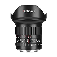 7artisans 15mm F4 Full Frame Manual Fixed Focus Lens Compatible for Panasonic L-Mount Black