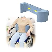 Lateral Support for Wheelchair Back Support Cushion for Positioning Lateral Foam Wedge for Elderly Stroke Patients Wheelchair Stabilizer Attachment Assist Better Posture Geri Chair Side Pads