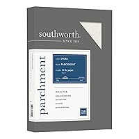 Southworth J988C Parchment Specialty Paper, 32 lb, 8.5 x 11, Ivory, 250/Pack